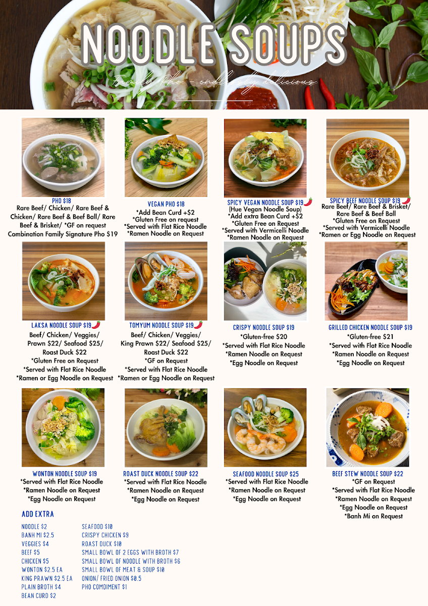 Menu Family Pho Geelong-1