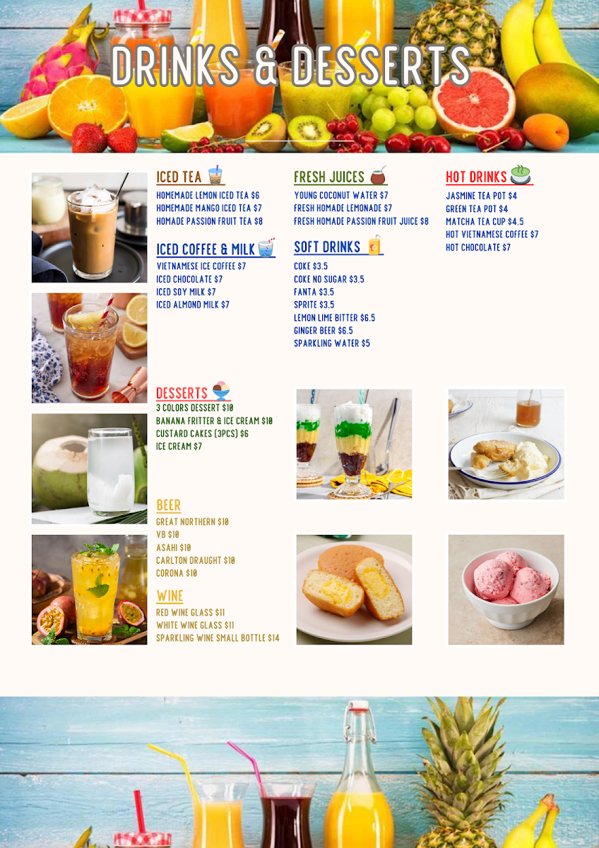 Menu Family Pho Geelong-10