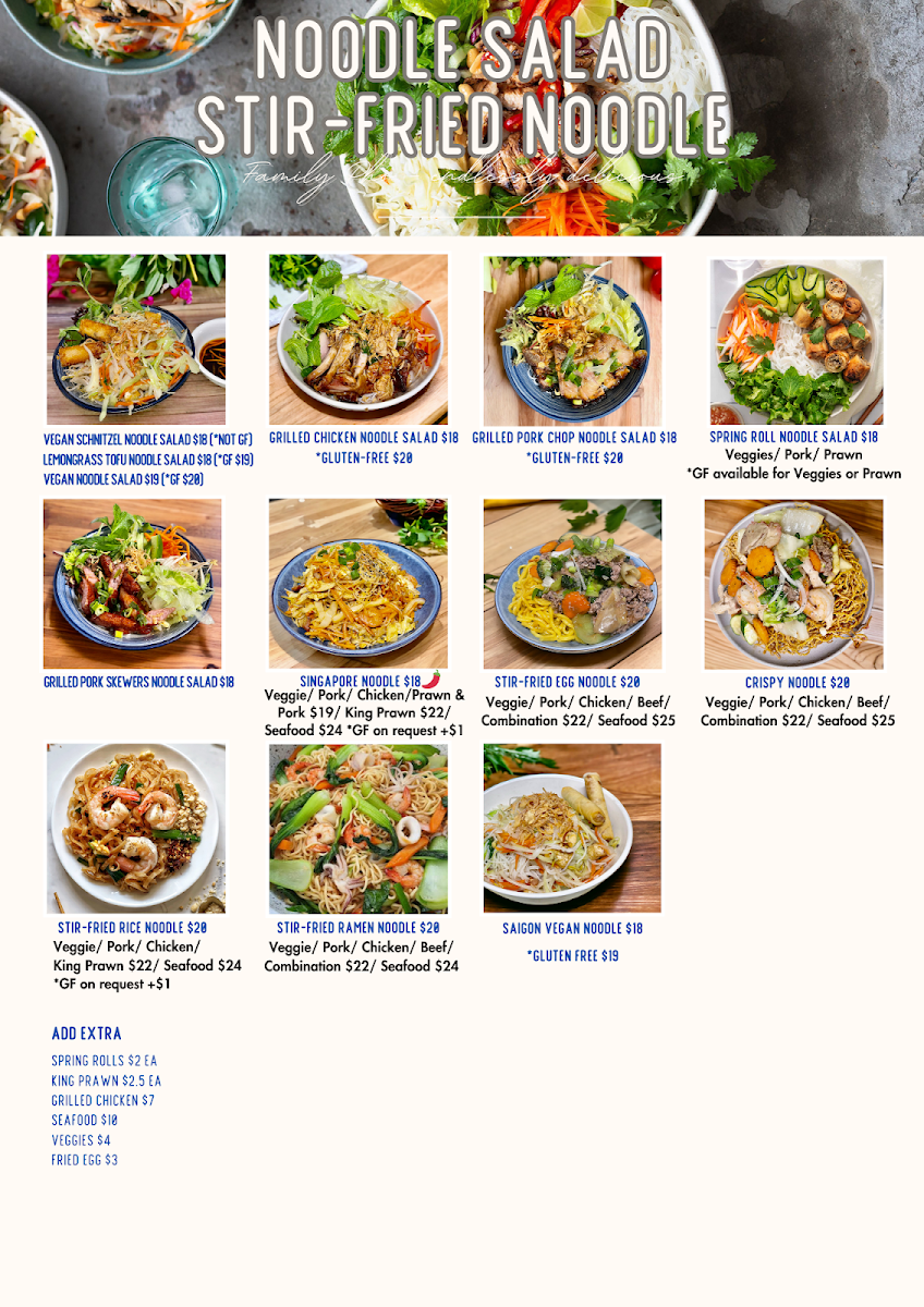 Menu Family Pho Geelong-6